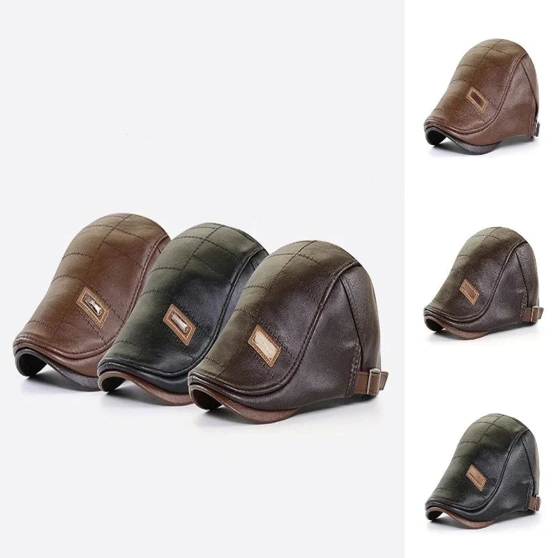 Theo™ Skórzany Beret